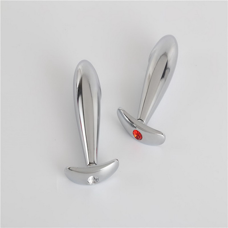 Nouveau Design Métal Anal Plug En Acier Butt Plugs Anus Intruder Spreader Stimulator Dilator Adulte Nouveauté BDSM Sex Toys Perfect Curve B010105