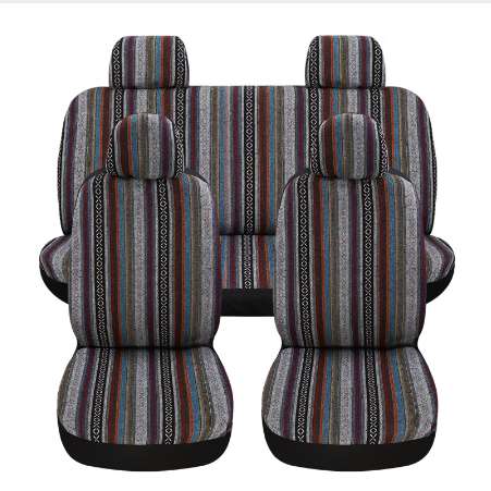 Car Seat Covers flax Color bar stripe Ethnic style Universal Front Rear Seat Full Cover Interior Accessories New For Kia Nissan
Car Seat Covers flax Color bar stripe Ethnic style Universal Front Rear Seat Full Cover Interior Accessories New For Kia Nissan