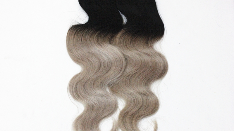 4 Bundles Malaysian Human Hair Body Wave Weaves Ombre Hair Extensions 1B Blonde Green Purple Red Two Tones Malaysian Hair Products 10-18inch