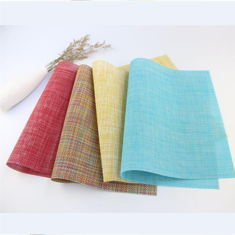 8 Color Placemats for Table Kitchen Placemats Dining Table Mat Anti-Slip Heat insulation Table Mats Pads