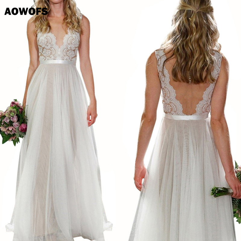 Sleeveless Tulle Evening Sexy Dresses Backless White Dress Women' Deep V Neck Bridal Gowns Long High Quality Drop Ship Dresses
Sleeveless Tulle Evening Sexy Dresses Backless White Dress Women' Deep V Neck Bridal Gowns Long High Quality Drop Ship Dresses