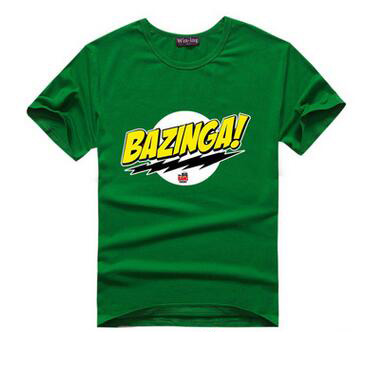 The Big Bang Theory T Shirt BAZINGA Couples Tshirt for Men and Women Cotton Short Sleeved Tshirts, Black
The Big Bang Theory T Shirt BAZINGA Couples Tshirt for Men and Women Cotton Short Sleeved Tshirts, Black