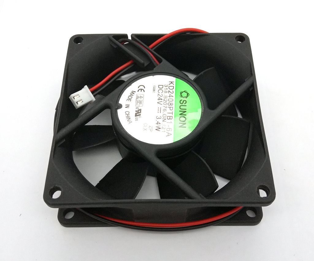 Original SUNON KD2408PTB16A DC24V 34W 80x80x25MM 8cm 2Lines Inverter cooling fan