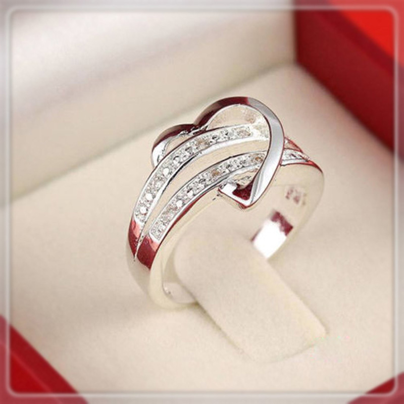 1 X Newest Fashion Women Jewelry Silver Plated Bling Heart Love Women Wedding Ring Size 5 6 7 8 9 10 11 Christmas Gift A1986a
1 X Newest Fashion Women Jewelry Silver Plated Bling Heart Love Women Wedding Ring Size 5 6 7 8 9 10 11 Christmas Gift A1986a
