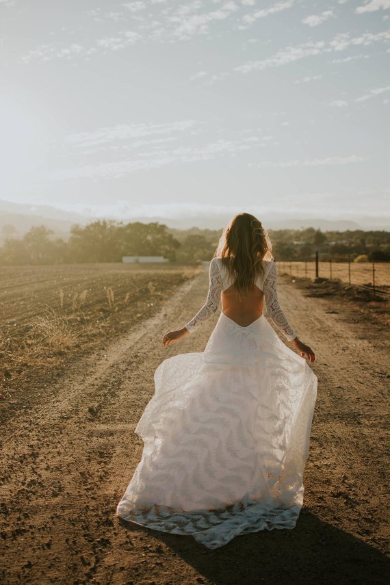 Modest Mermaid Wedding Dresses Bateau Neck Sweep Train Long Sleeve Lace Bridal Gowns Cheap Plus Size Wedding Dress robe de mariée Sexy Back