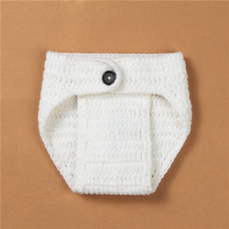 Newborn Photography Props 100% Handmade Knitted Baby Muts Newborn Photo Props Baby Clothes Sets