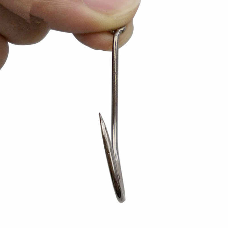 200pcs lot 8 Sizes 1 08 0 8299 Octopus Hook High Carbon Steel Barbed Fishing Hooks Fishhooks Pesca Tackle Accessories A025296l