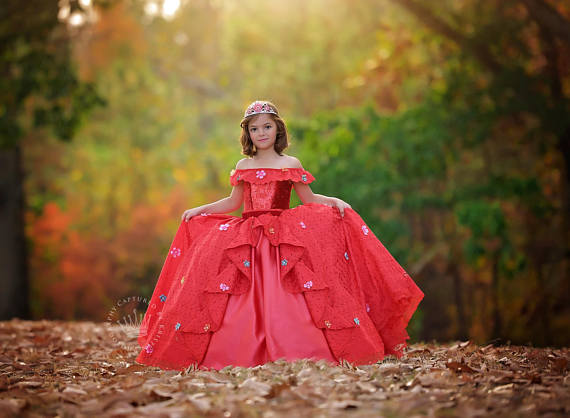 Cute Princess Girls Pageant Dresses Lace Off The Shoulder Ball Gown Birthday Party 3D Floral Applqiue Pearls Flower Girl Dress For Wedding