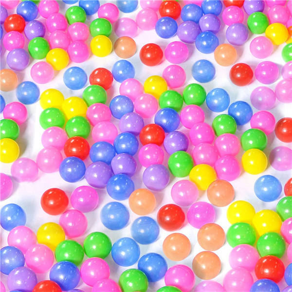 Children039s marine ball toy 100pcslot Water Pool Ocean Wave Ball Mix Color Plastic Stress Air Ball Funny Baby Outdoor Toys