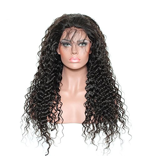 360 Lace Frontal Wig pre plucked natural hairline kinky Curly Brazilian Virgin Hair hd lace front Wigs For Black Women 14inch 130% density