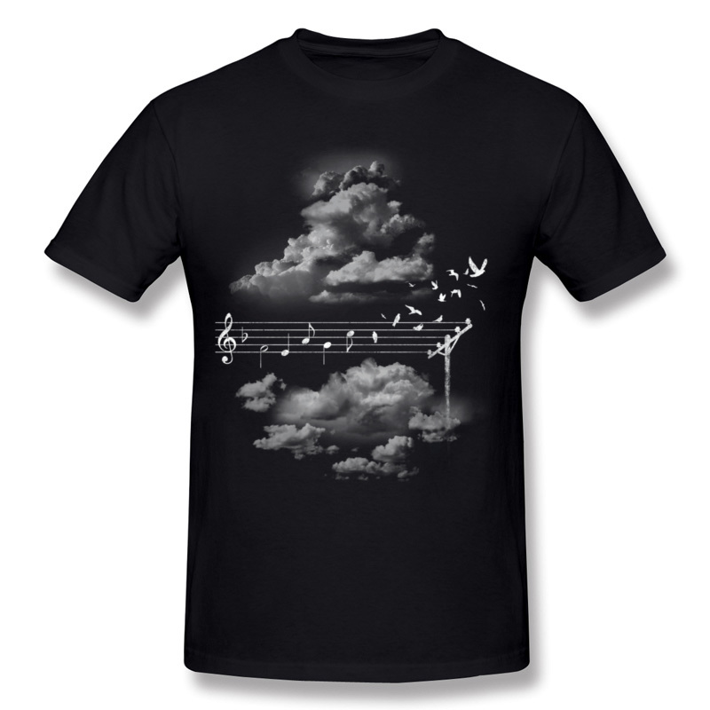 Luxury Man 100% Cotton Music Gives Wings Tee-Shirts Man O Neck Black Short Sleeve T-Shirt Plus Size Printed On Tee-Shirts, White;black
Luxury Man 100% Cotton Music Gives Wings Tee-Shirts Man O Neck Black Short Sleeve T-Shirt Plus Size Printed On Tee-Shirts, White;black