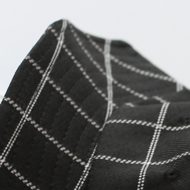 Harajuku black and white lattice fisherman hat ladies leisure wild sun hat male street tide basin cap Hip Hop style D18110601