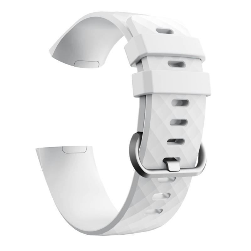 Silicone for Fitbit Charge 3 Smart Bracelet Replacement Band Women Men Sport Watch Strap With Metal Buckle free shipping