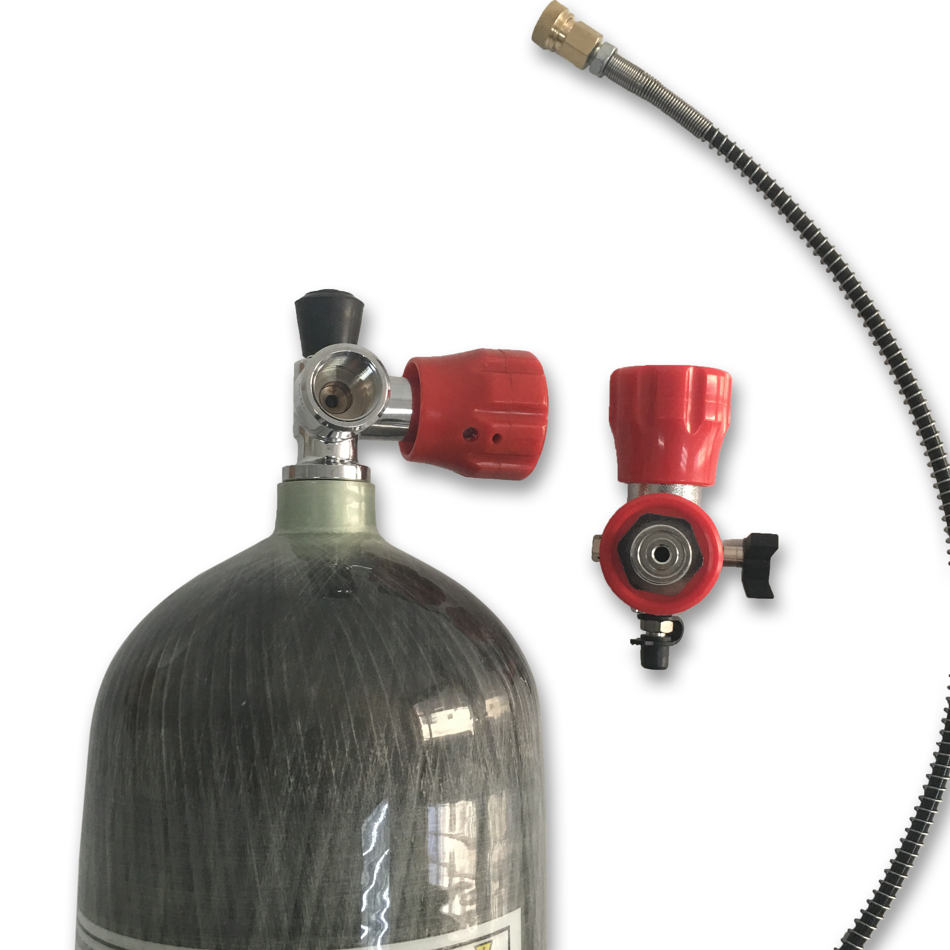 Acecare 6.8L CE High Pressure 4500Psi 300Bar PCP Carbon Fiber Cylinder For Diving Scuba Gas Tank Air Compressed Gun & Valve & Fill Station
Acecare 6.8L CE High Pressure 4500Psi 300Bar PCP Carbon Fiber Cylinder For Diving Scuba Gas Tank Air Compressed Gun & Valve & Fill Station
