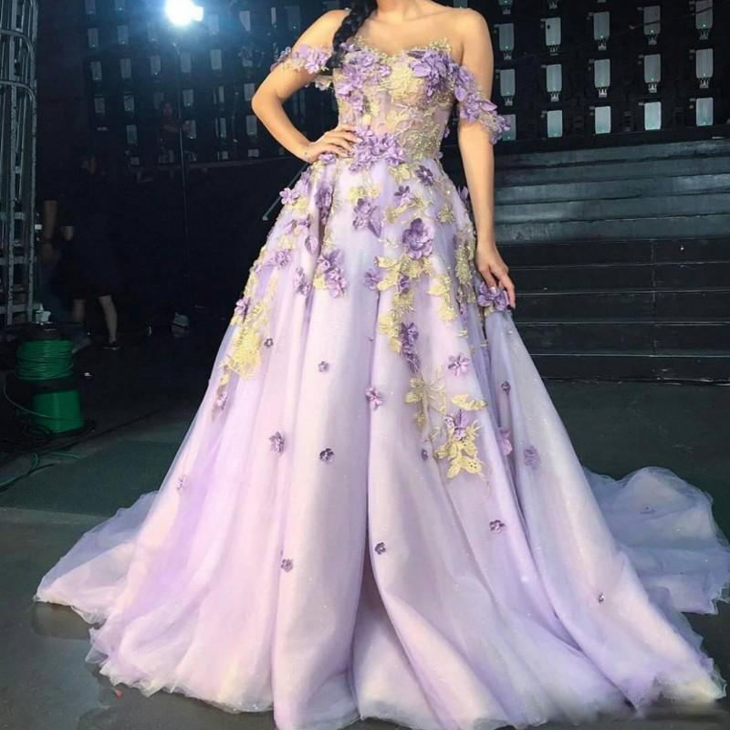 Glamorous Princess Lilac Prom Dresses Long Off The Shoulder Petal Power Appliques Tulle Celebrity Gown Evening Dress Formal Dresses Party We, Same as picture
Glamorous Princess Lilac Prom Dresses Long Off The Shoulder Petal Power Appliques Tulle Celebrity Gown Evening Dress Formal Dresses Party We, Same as picture