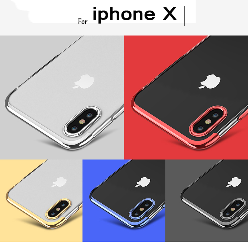 3 in 1 Plating Case Ultra Thin Slim Electroplate Gilded Soft TPU Clear Transparent Shockproof Cover Skin For iPhone X 8 Plus 7 6 6S opp bag
3 in 1 Plating Case Ultra Thin Slim Electroplate Gilded Soft TPU Clear Transparent Shockproof Cover Skin For iPhone X 8 Plus 7 6 6S opp bag