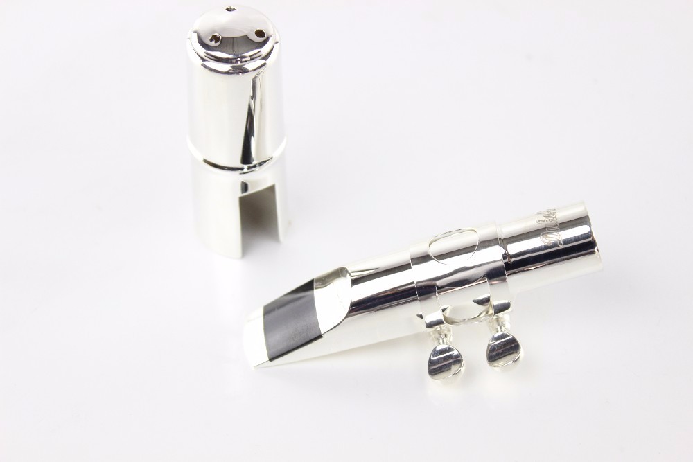 Dukoff Soprano Metal Sax Mouthpiece Gold and Silver Size 5~9 Soprano Saxophone B Tone Mouthpiece Brass Instruments