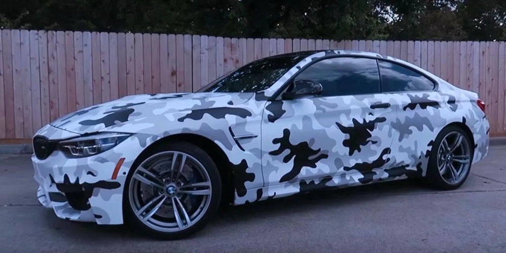 White black Gray Snow Camouflage / Camo Vinyl For Car Wrap Stickers Covering Film with air release Vehicle graphic Size 5x(32ft/67ft/98ft )