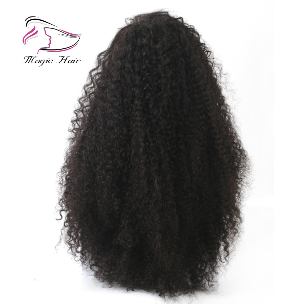 Evermagic Human Hair Wigs Lace Front Brazilian Curly Hair Pre-plucked Hairline Remy Virgin Hair Lace Front Wigs For Black Women