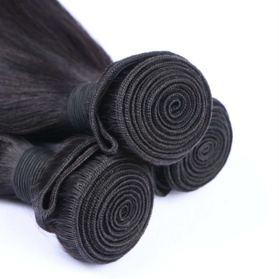 Cheap! 8A Brazilian Straight Human hair weaves Natural Color Hair Extensions 8-40inch 50g/piece 100% Human hair