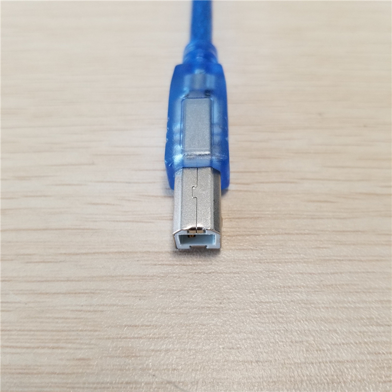 USB 2.0 Cable Type A Male to B Male ( AM to BM ) Adapter Converter Short Data Cable Cord for Printer Blue 30cm