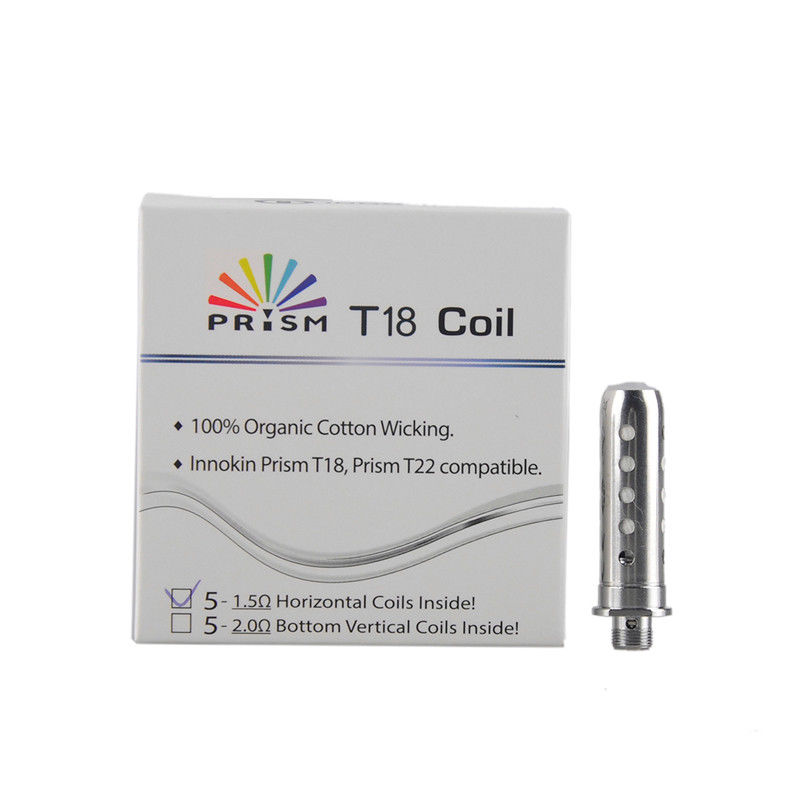 100% original Innokin Endura prism T18 T18E T22 Replacement Coils 1.5ohm coils head for Innokin Endura T18 Kits
100% original Innokin Endura prism T18 T18E T22 Replacement Coils 1.5ohm coils head for Innokin Endura T18 Kits