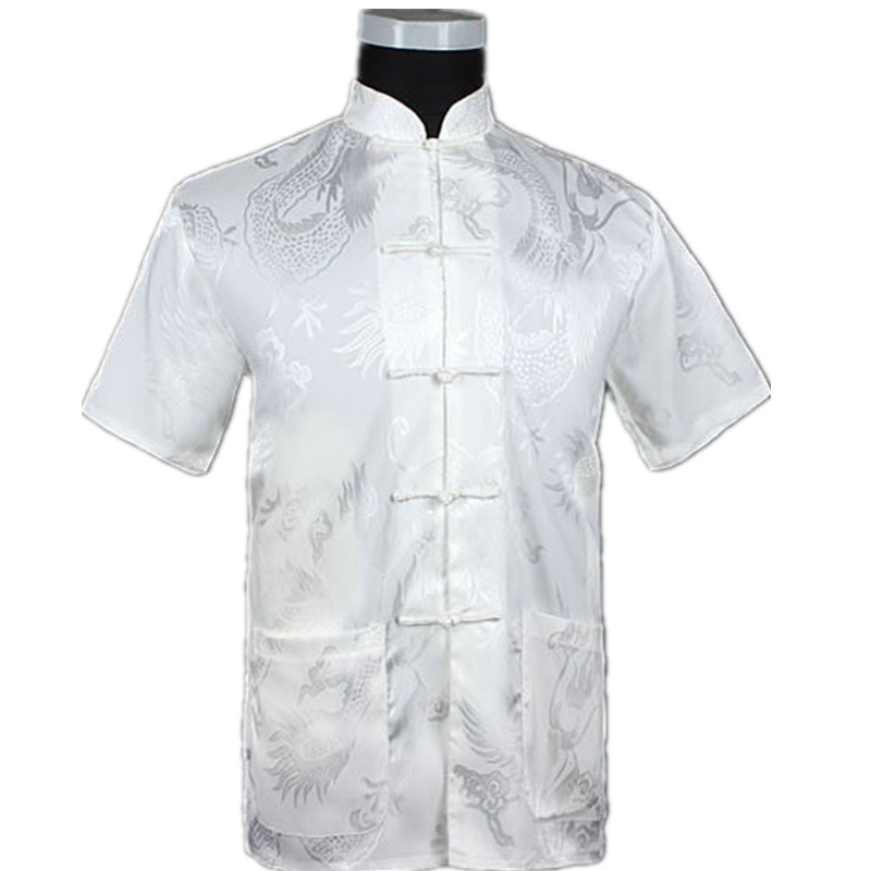 White Chinese Men Summer Leisure Shirt High Quality Silk Rayon Tai Chi Shirts Plus Size L XL XXL XXXL M061309, White;black
White Chinese Men Summer Leisure Shirt High Quality Silk Rayon Tai Chi Shirts Plus Size L XL XXL XXXL M061309, White;black