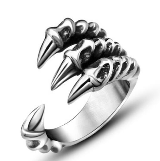 jewelry rings for men tianium steel pointed dragon claw cool Punk open rings hot fashion free of shipping
jewelry rings for men tianium steel pointed dragon claw cool Punk open rings hot fashion free of shipping