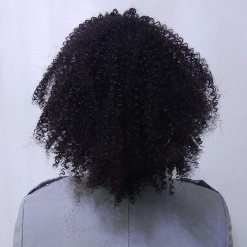 Mink Brazilian Virgin 3b 4c afro Kinky Curly Drawstring Ponytail Human Hair Clip In Extensions Natural Color 1 Piece 100g-160g