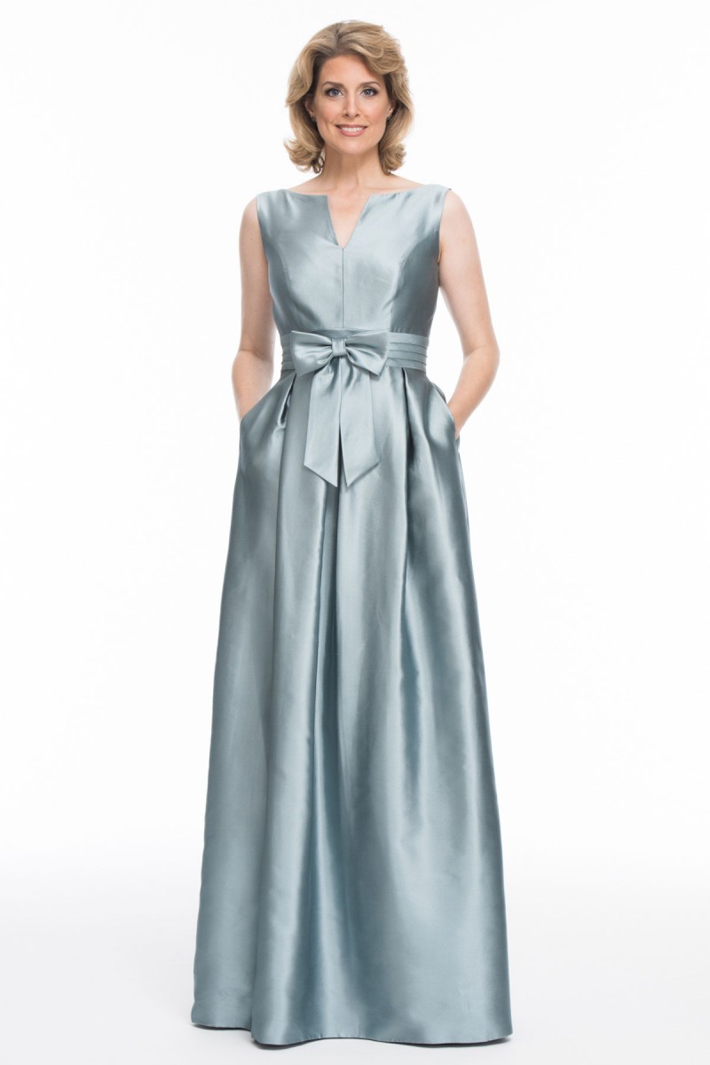 Cheap Long With Jacket Mother of the Bride Dresses Sleeveless Waist Bow Design Plus Size Prom Dress Wedding Guest Dresses