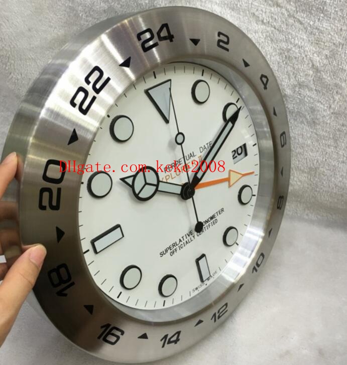 Excellent Fashion Wall Clock Explorer 216570 White Dial Stainless Steel Home Decoration 34CM x 5CM Quartz Electronic Luminescent Wall Clocks, Slivery;black
Excellent Fashion Wall Clock Explorer 216570 White Dial Stainless Steel Home Decoration 34CM x 5CM Quartz Electronic Luminescent Wall Clocks, Slivery;black