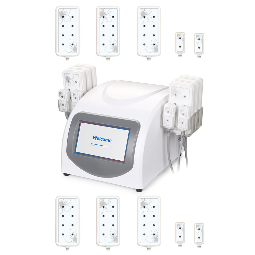 650nm Pro 10 Pads 5mw Diode Lipo Laser LLLT Body Fat Loss Lipolysis Shaping Slimming Beauty Machine
650nm Pro 10 Pads 5mw Diode Lipo Laser LLLT Body Fat Loss Lipolysis Shaping Slimming Beauty Machine