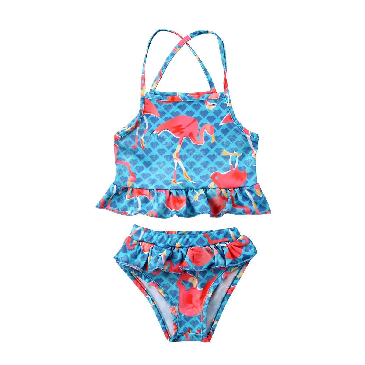 2018 Hot Sale Toddler Kids Swimsuit Cute Flamingo Floral Two-piece Bathing Suit Baby Girl Tankini Bikini Swimwear, As pic
2018 Hot Sale Toddler Kids Swimsuit Cute Flamingo Floral Two-piece Bathing Suit Baby Girl Tankini Bikini Swimwear, As pic