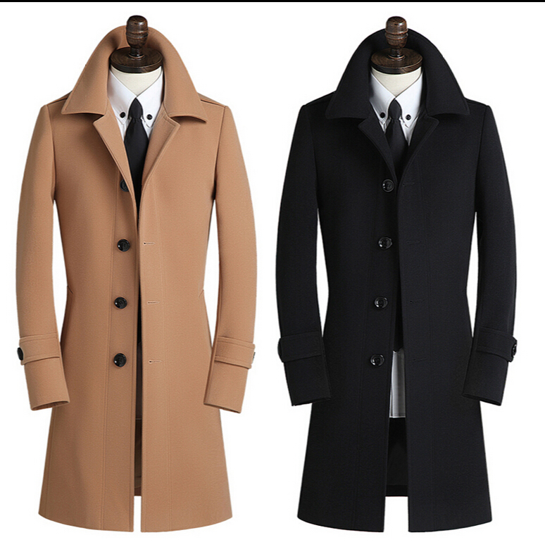 2017 New men's clothing The spring and autumn Coat NEW MENS long slim coat casual cashmere single breasted jacket, Dark grey
2017 New men's clothing The spring and autumn Coat NEW MENS long slim coat casual cashmere single breasted jacket, Dark grey