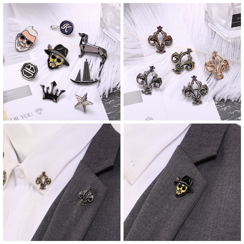 Small Size Cute Alloy Brooches Pins Vintage Crown Boat Dog Star Tobacco Pipe Bee Mini Lapel Pins For Mens Clothes Suit Shirt Accessories
Small Size Cute Alloy Brooches Pins Vintage Crown Boat Dog Star Tobacco Pipe Bee Mini Lapel Pins For Mens Clothes Suit Shirt Accessories