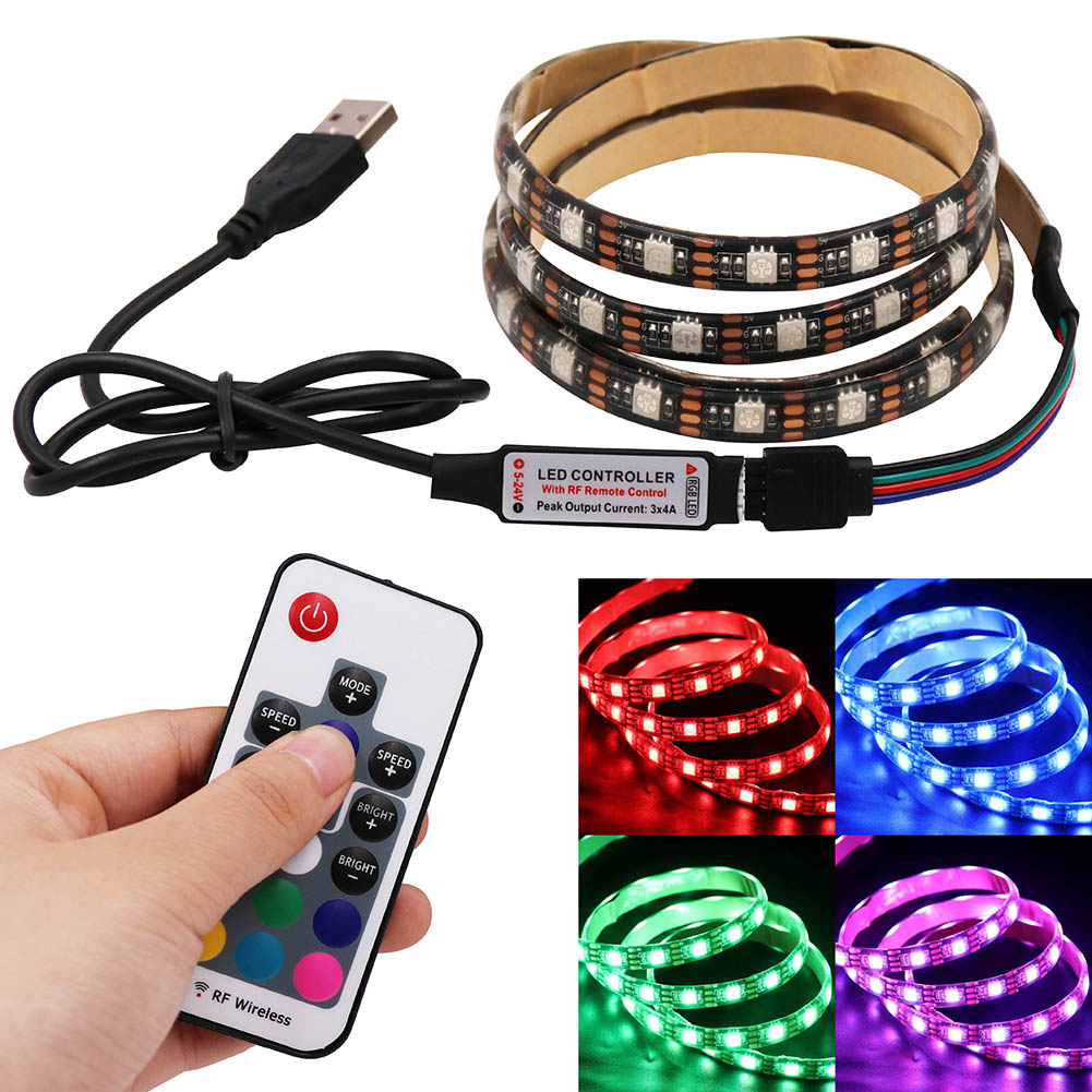 5050 RGB LED Strip Waterproof 5V USB LED Light Strips Flexible Tape Remote 50CM 1M 1.5M 2M 3M 4M 5M for HDTV
5050 RGB LED Strip Waterproof 5V USB LED Light Strips Flexible Tape Remote 50CM 1M 1.5M 2M 3M 4M 5M for HDTV