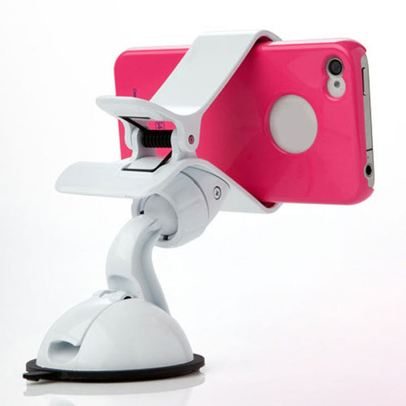 Vehicle-Friendly Cell Phone Windshield Stand for iPad, Galaxy Samsungs & Various iPhone Versions  Includes Complete Kit