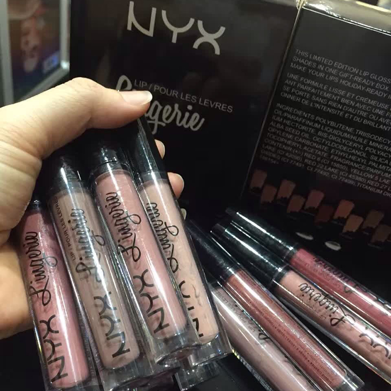 NYX Lip Lingerie Liquid Matte Lips Gloss Cream Lipstick Charming Long-lasting Brand Makeup Lipsticks LipGloss, Mixed color
NYX Lip Lingerie Liquid Matte Lips Gloss Cream Lipstick Charming Long-lasting Brand Makeup Lipsticks LipGloss, Mixed color