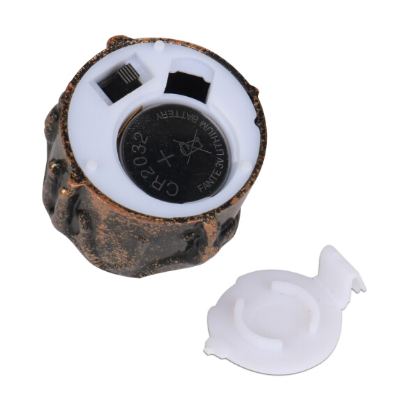 Party Decoration Halloween Black Flameless Candles Flash LED Battery Powered Light Candles