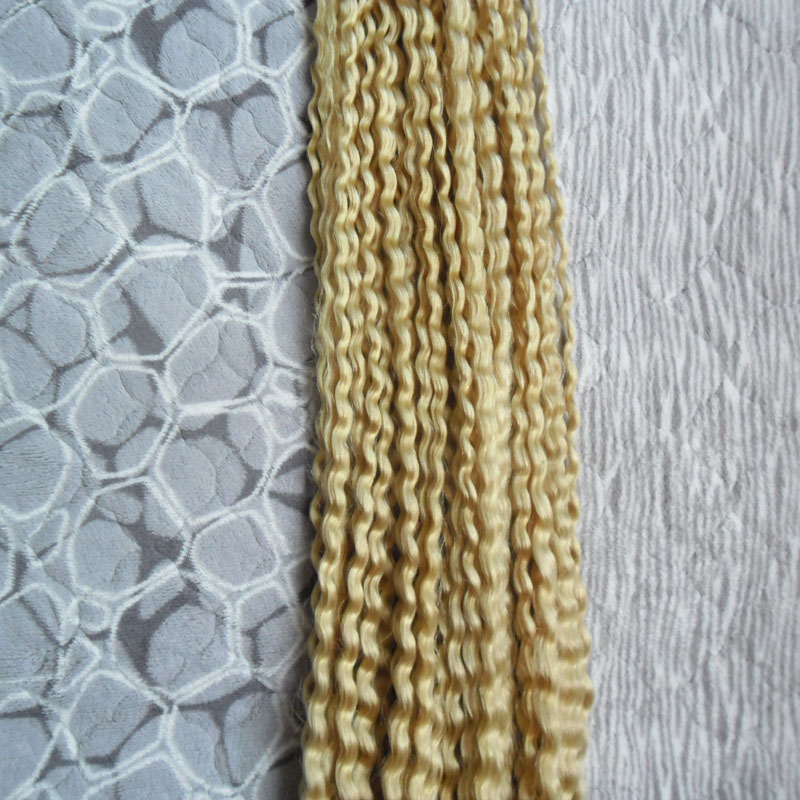 613 kinky curly Machine Made Remy Human Fusion Hair U Nail Tip Hair Extension Bond Keratin Human Hair Extension 100g