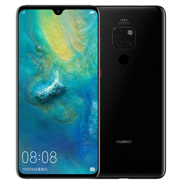 Original Huawei Mate 20 4G LTE Cell Phone 6GB RAM 64GB 128GB ROM Kirin 980 Octa Core HarmonyOS 6.53" Full Screen 24.0MP AI NFC 4000mAh Fingerprin