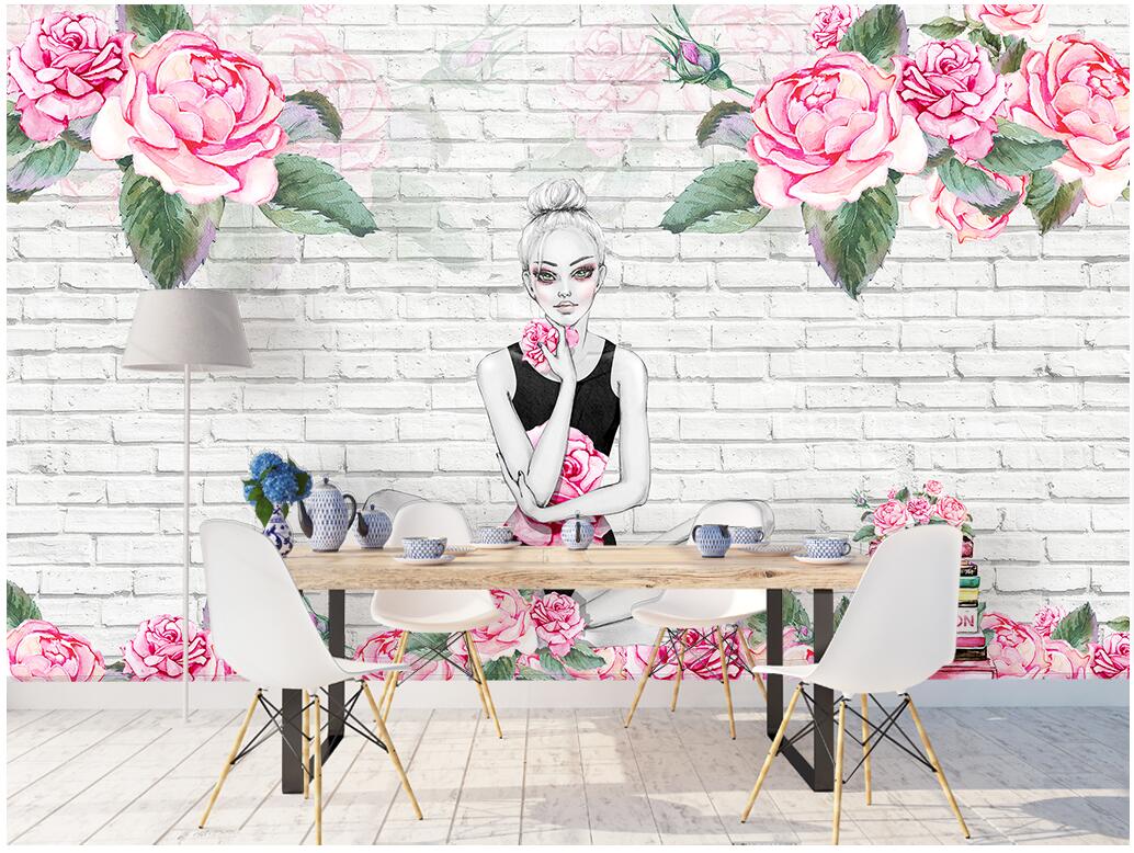3d wallpaper on a wall custom photo mural Beautiful girl with brick wall Background Home improvement living room wallpaper for walls 3 d, Pink
3d wallpaper on a wall custom photo mural Beautiful girl with brick wall Background Home improvement living room wallpaper for walls 3 d, Pink