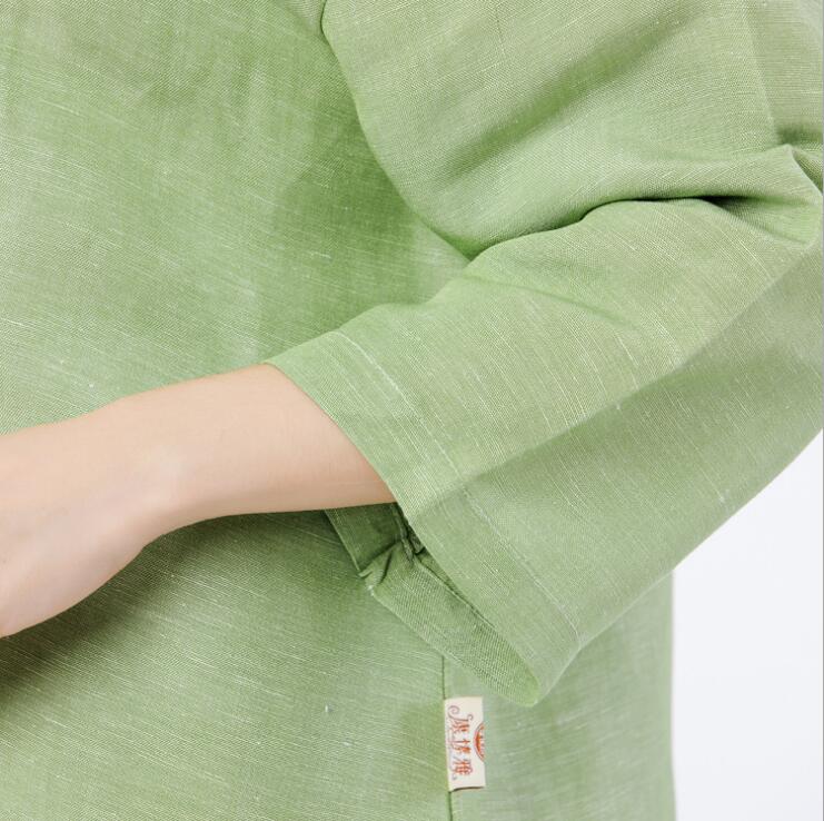 High quality Cotton linen Made India style yoga suits Top + Pants relaxed exercise uniform Buddhist sit in meditation Clothing