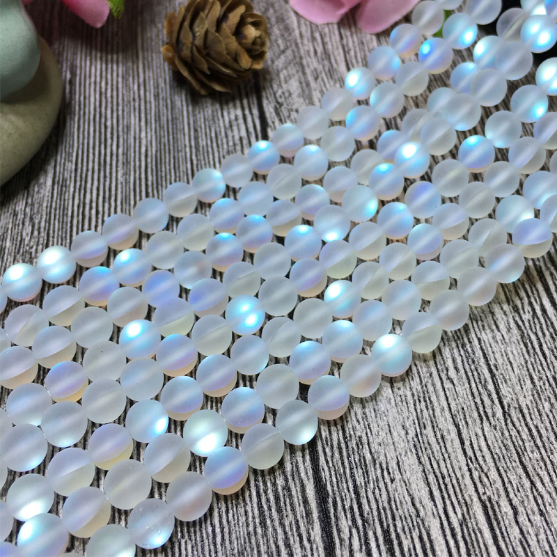 6/8/10mm Natural White Moonstone Beads Round Loose Luminous Stone Beads For Jewelry Bracelets Making DIY Accessories Strand 15''
6/8/10mm Natural White Moonstone Beads Round Loose Luminous Stone Beads For Jewelry Bracelets Making DIY Accessories Strand 15''