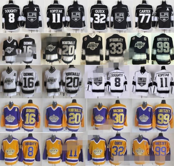 2018 Hockey LA Los Angeles Kings Jerseys 8 Drew Doughty 11 Anze Kopitar 32 Jonathan Quick Jeff Carter Marcel Dionne Luc Robitaille Gretzky, As pic
2018 Hockey LA Los Angeles Kings Jerseys 8 Drew Doughty 11 Anze Kopitar 32 Jonathan Quick Jeff Carter Marcel Dionne Luc Robitaille Gretzky, As pic