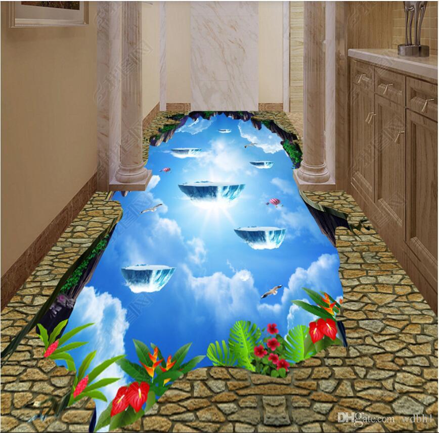 3d pvc flooring custom photo Cliff sky bathroom kitchen hotel corridor floor floor tiles murals wallpaper, Sky blue
3d pvc flooring custom photo Cliff sky bathroom kitchen hotel corridor floor floor tiles murals wallpaper, Sky blue
