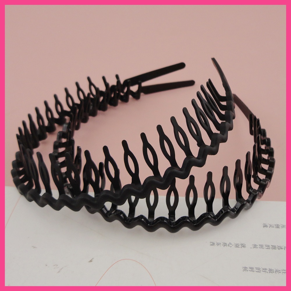 10PCS Shiny Black/Matte black Plain waved plastic Comb Hair Headbands Handmade women hair jewelry,plastic hairbands with teeth
10PCS Shiny Black/Matte black Plain waved plastic Comb Hair Headbands Handmade women hair jewelry,plastic hairbands with teeth
