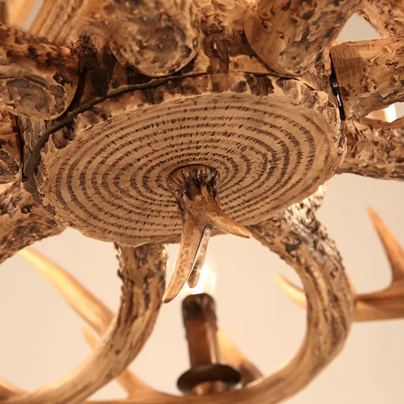 Antlers Resin Chandelier Lamp Modern LED Antler Chandelier Lustre Chandeliers E14 Vintage Lights Novelty Lighting pendant lights