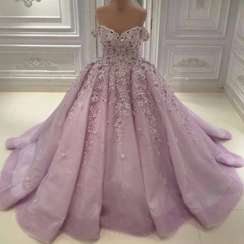 Charming Bright Lilac Wedding Dresses Glamorous Dubai Off Shoulder Embroidery Lace Applique Bridal Gown Plus Size Ball Gown Wedding Dress, Gold
Charming Bright Lilac Wedding Dresses Glamorous Dubai Off Shoulder Embroidery Lace Applique Bridal Gown Plus Size Ball Gown Wedding Dress, Gold