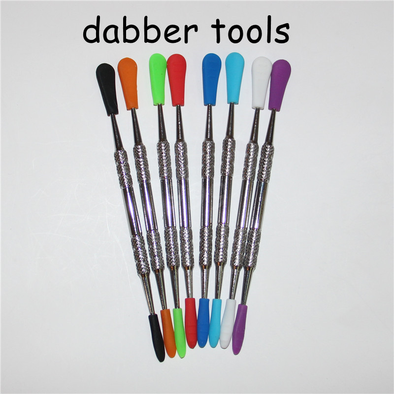 Electronic Cigarette Wax Daber Tool with silicone tips Smoking Stainless Steel Silicon Concentrate Ego Dry Herb Dabber Tools
Electronic Cigarette Wax Daber Tool with silicone tips Smoking Stainless Steel Silicon Concentrate Ego Dry Herb Dabber Tools